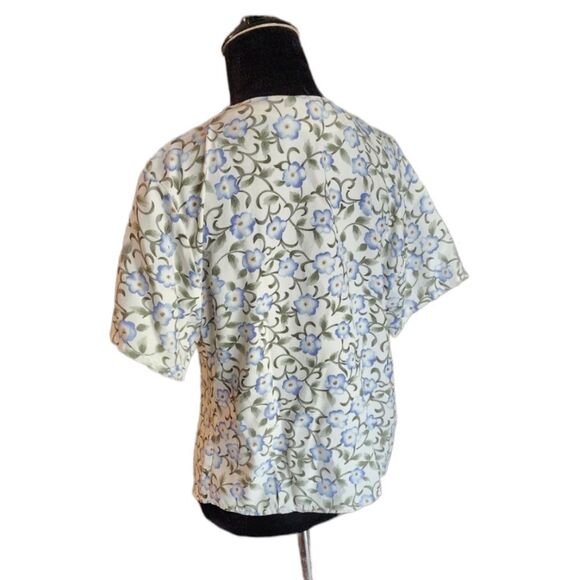 Vintage floral vine buttondown top - Picture 2 of 3